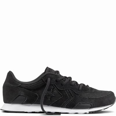 Converse Thunderbolt '84 Breathable Mesh Low Tops Mens - Black/Black/White Shoes (794RLAOZ)